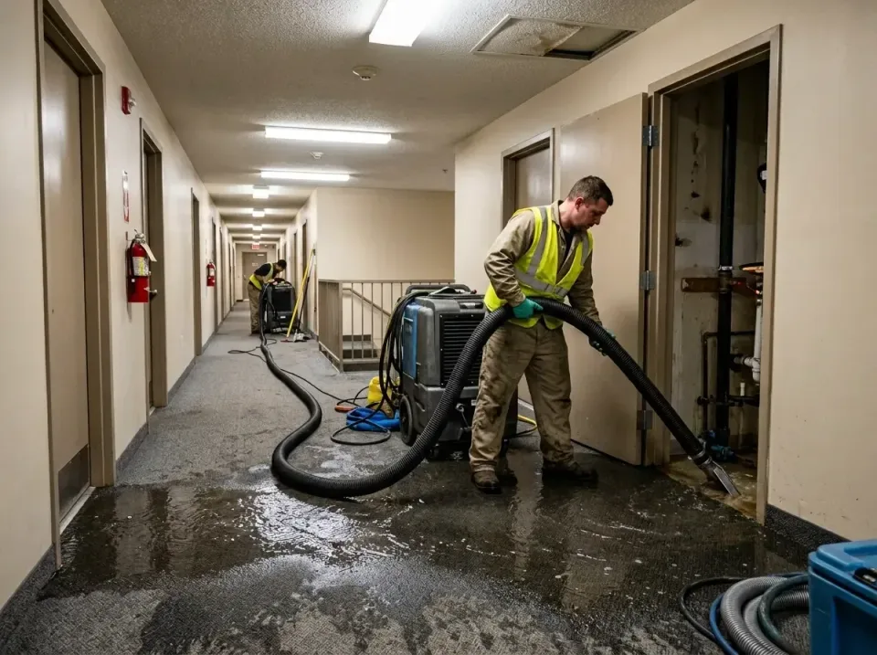 multi-unit-apartment-hallway-f-005 — frequently asked questions, Emergency Burst Pipe Water Extraction & Removal in Lake Moh…